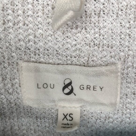 Free WITH PURCHASE Lou & Grey T-Shirt  Sweater Marbled Beige Size XS - Picture 2 of 4